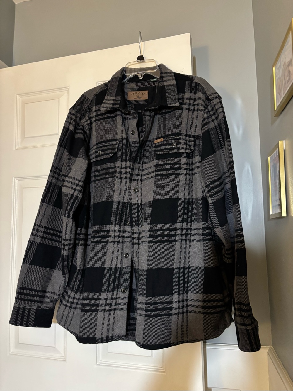 Orvis Plaid Flannel Shacket XXL